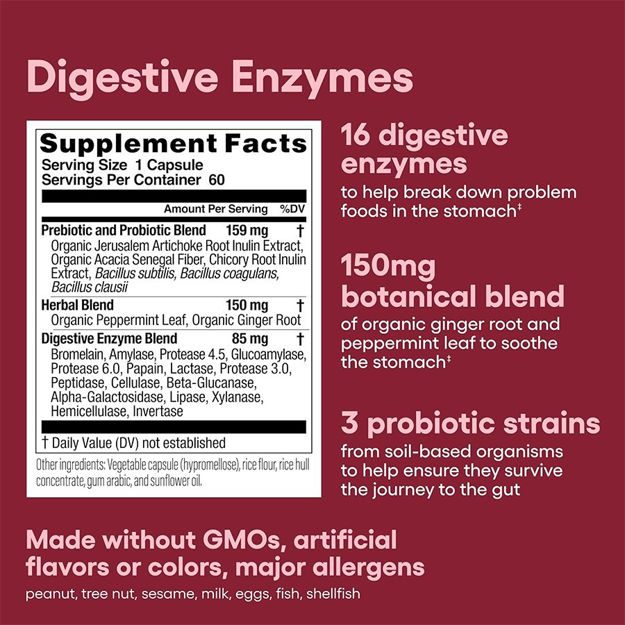 Digestive Enzymes With Prebiotics Probiotics best