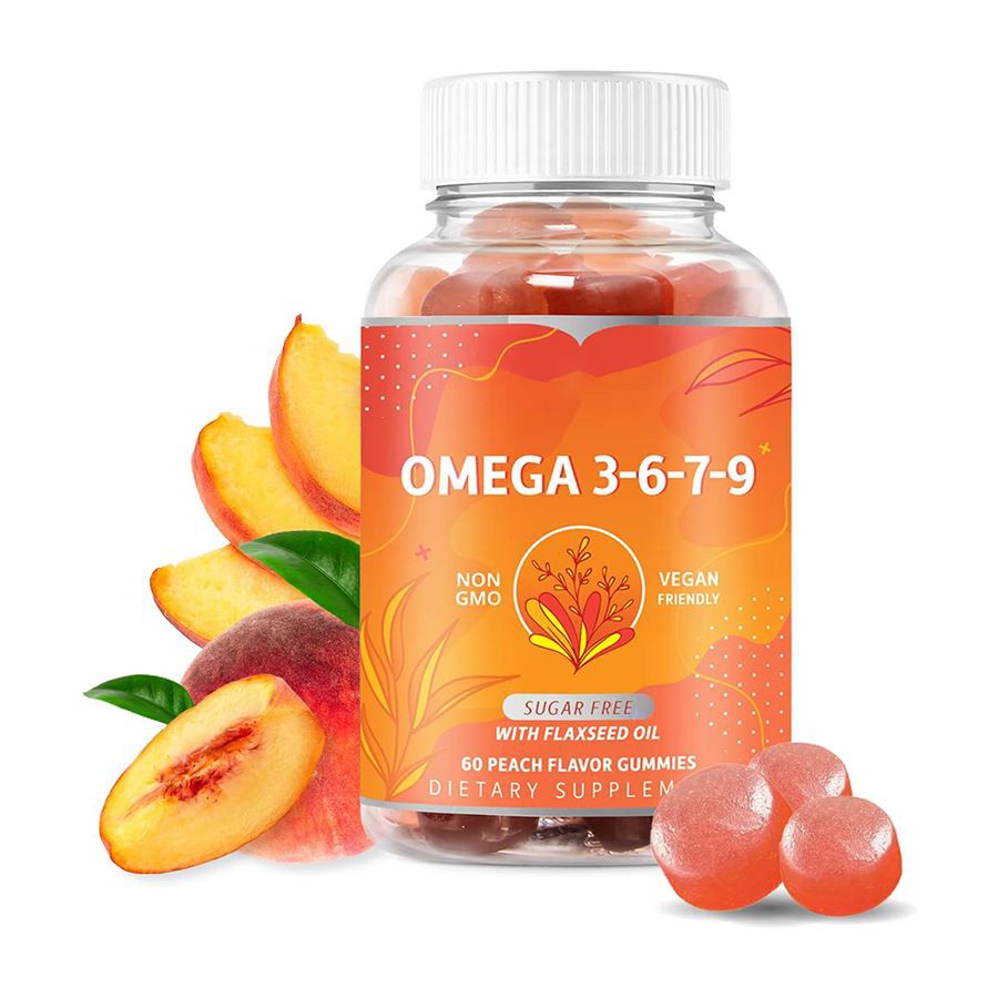 Omega 3 6 7 9 kummies maitsv, peresõbralik toidulisand