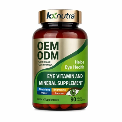 Silmade vitamiinide ja mineraalainete toidulisandite kapslid