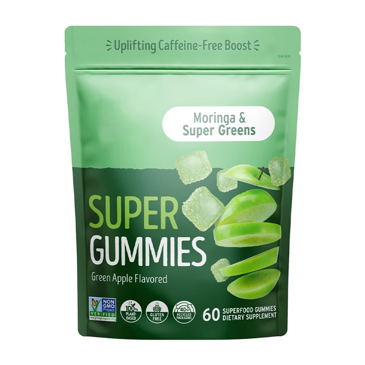 Supergummies toitainetega pakitud taimepõhised igemed igapäevaseks elujõuks